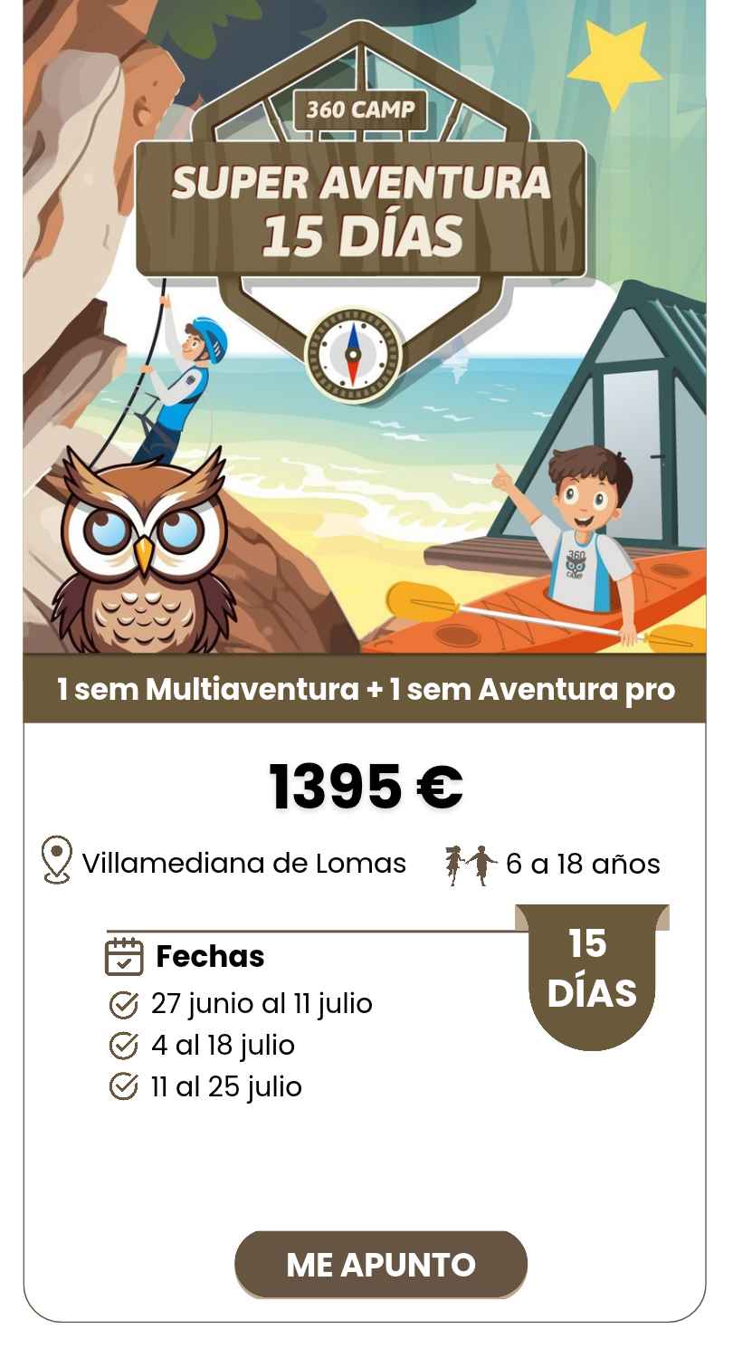 SUPER AVENTRUA 15 DÍAS VILLAMEDIANA