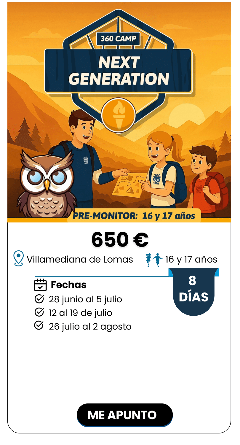 CAMP NEXT 8 DÍAS VILLAMEDIANA